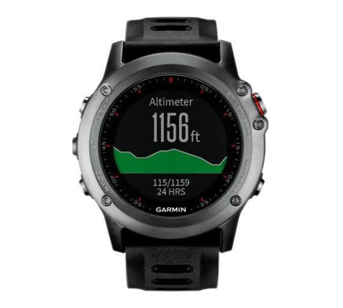 Навигатор-часы Garmin Fenix 3 Gray серые с черным ремешком