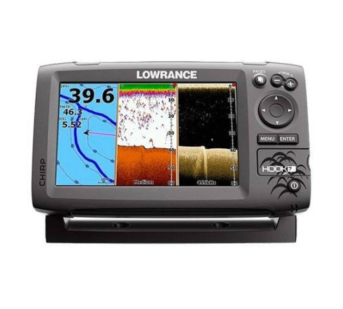 Картплоттер с эхолотом Lowrance Hook-7 Mid/High/DownScan™