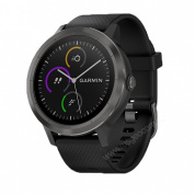 GPS-часы Garmin Vivoactive 3 черные с черным ремешком