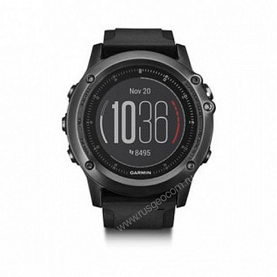 Часы с GPS Garmin Fenix 3 HR Sapphire со стальным браслетом