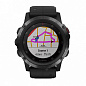 GPS-часы Garmin Fenix 5X PLUS Sapphire черные с черным ремешком