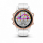 Смарт-часы Garmin Fenix 5S Plus SapphWht Rose Gold w/Wht BndGPSEMEA