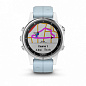 Смарт-часы Garmin Fenix 5SPlus,Glass,Wht w/Sea FoamBnd