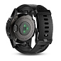 Часы с GPS Garmin Fenix 5S Sapphire черные с черным ремешком