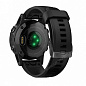 GPS-часы Garmin Fenix 5S PLUS Sapphire черные с черным ремешком