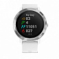 GPS-часы Garmin Vivoactive 3 серебристые с белым ремешком