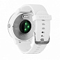 GPS-часы Garmin Vivoactive 3 серебристые с белым ремешком