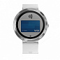 GPS-часы Garmin Vivoactive 3 серебристые с белым ремешком